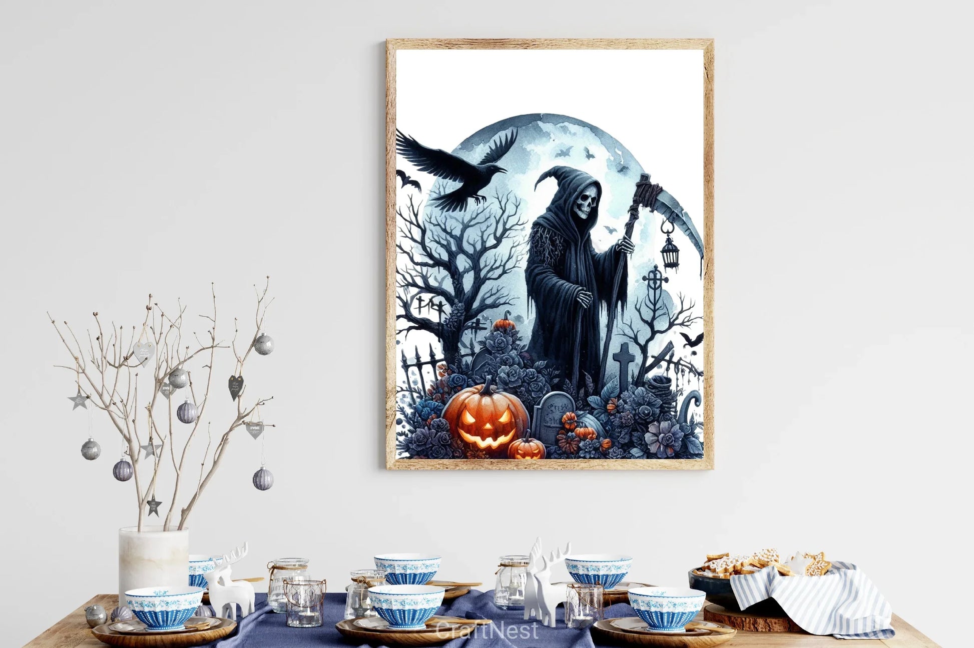 Halloween Death Clipart Bundle - CraftNest - Digital Crafting and Art