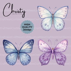 Butterflies Clipart Bundle 5 - CraftNest - Digital Crafting and Art