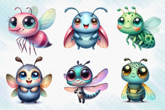 Cute Insect Clipart Bundle - CraftNest - Digital Crafting and Art
