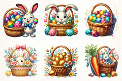 Easter Basket Clipart Bundle - CraftNest - Digital Crafting and Art