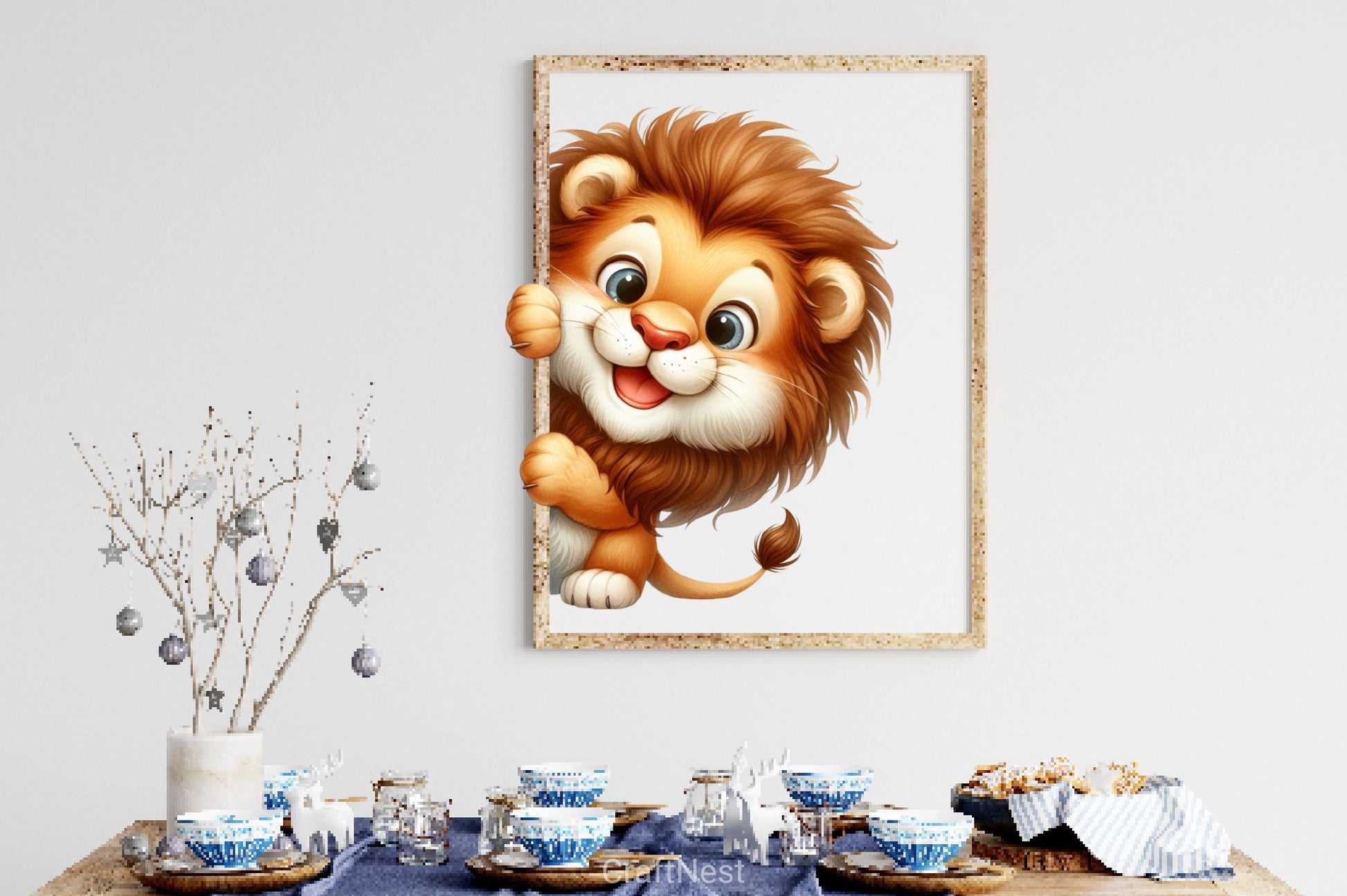 Animals Peeking Around Corner Clipart Bundle 2 - CraftNest - Digital Crafting and Art