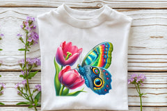 Spring Flower & Butterfly Clipart Bundle - CraftNest - Digital Crafting and Art