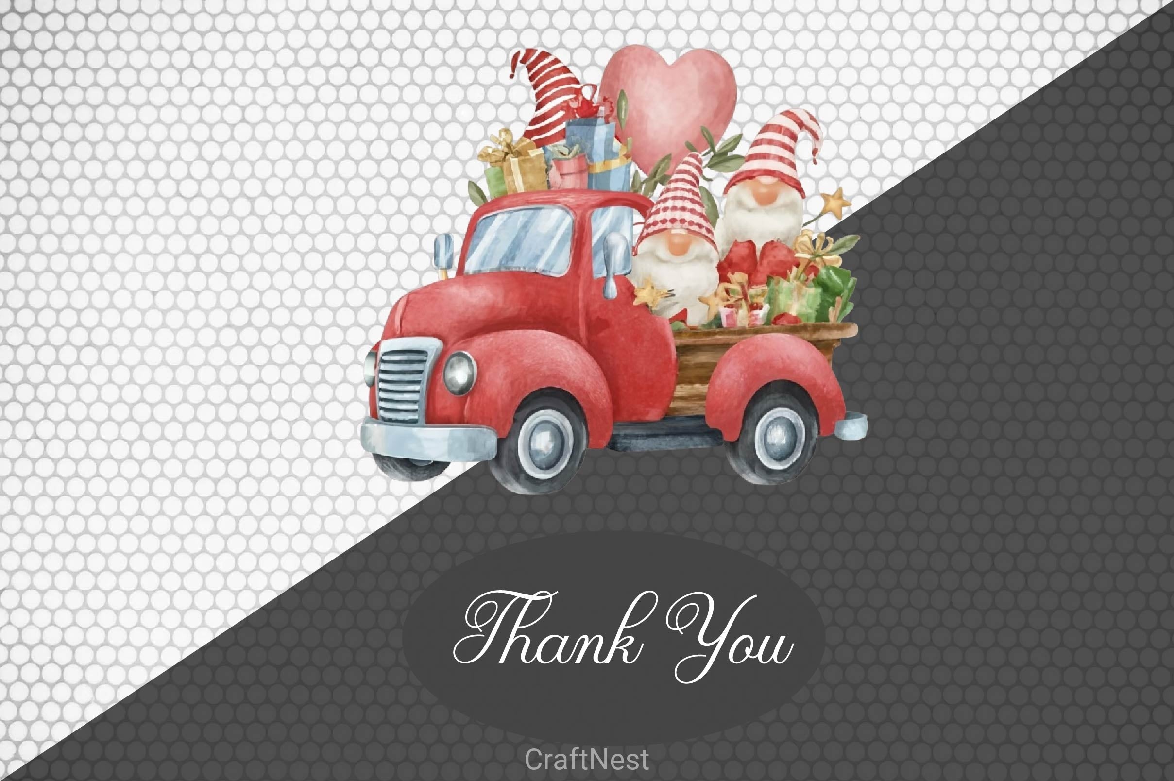 Christmas Truck Cliparts Clipart Bundle - CraftNest - Digital Crafting and Art