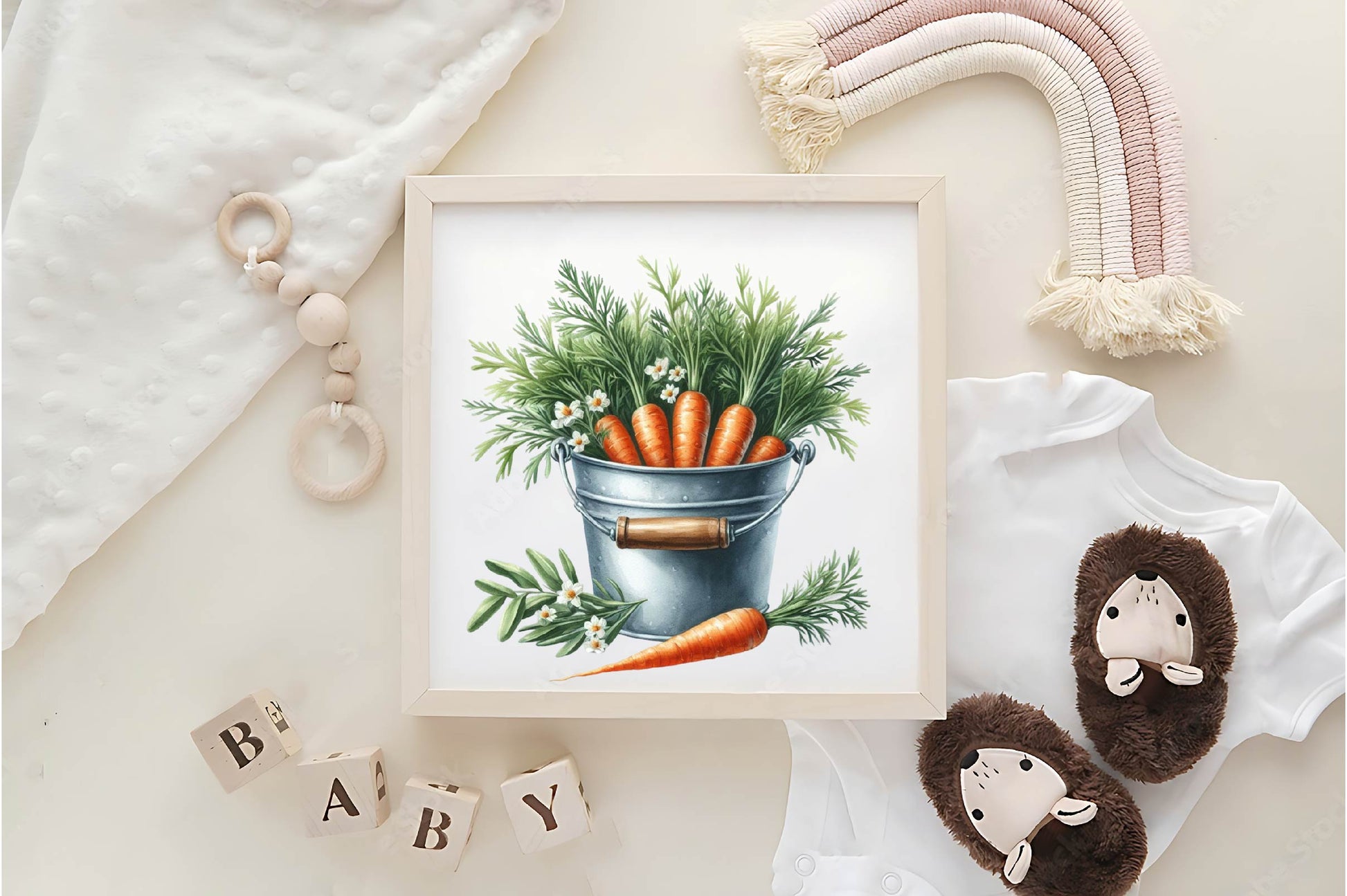 Carrot In Basket Clipart Bundle - CraftNest - Digital Crafting and Art