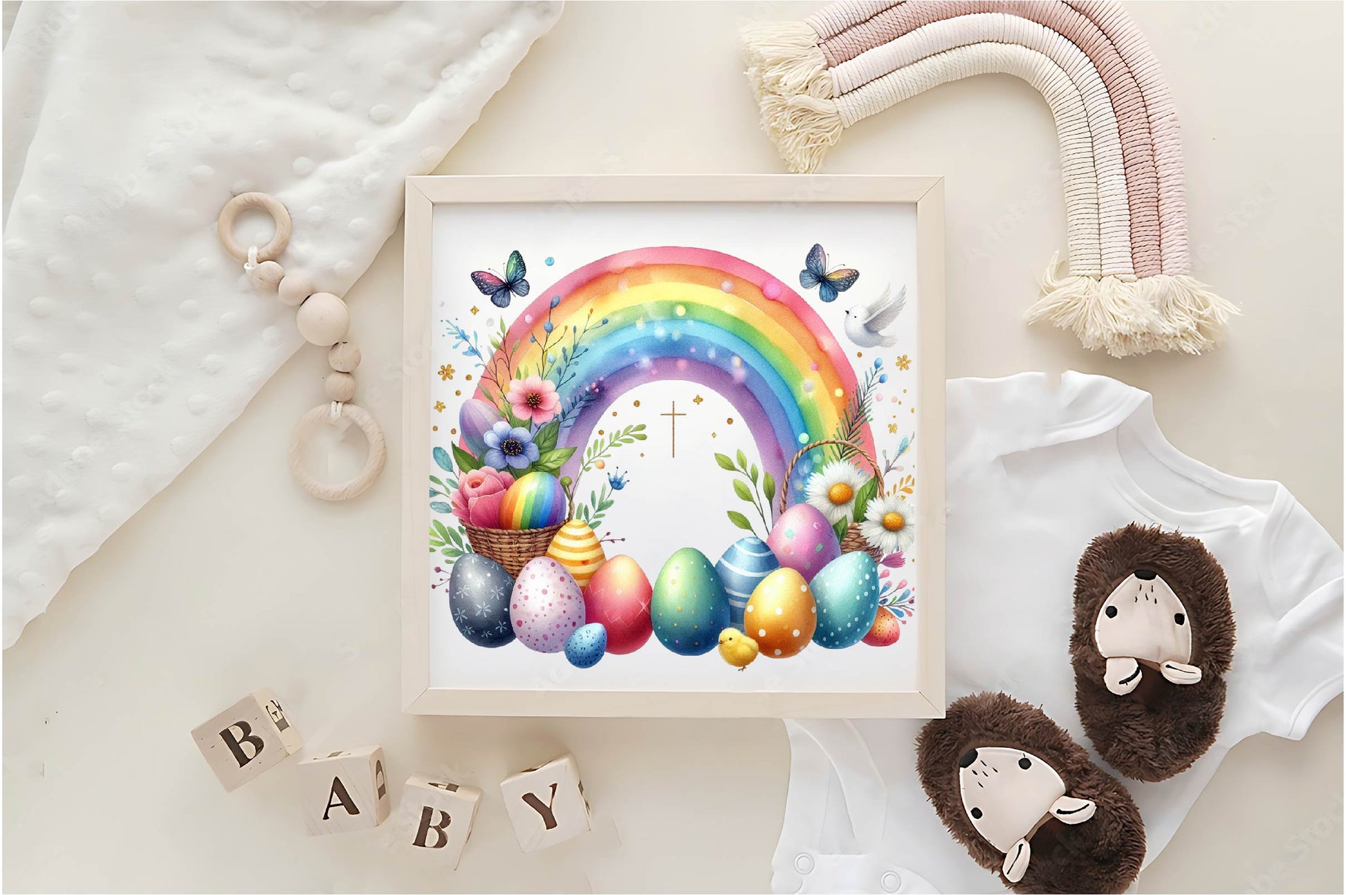 Easter Rainbow Clipart Bundle - CraftNest - Digital Crafting and Art