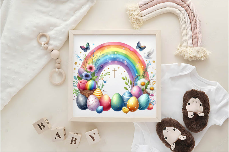 Easter Rainbow Clipart Bundle - CraftNest - Digital Crafting and Art