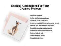 Baby Giraffes Clipart - CraftNest