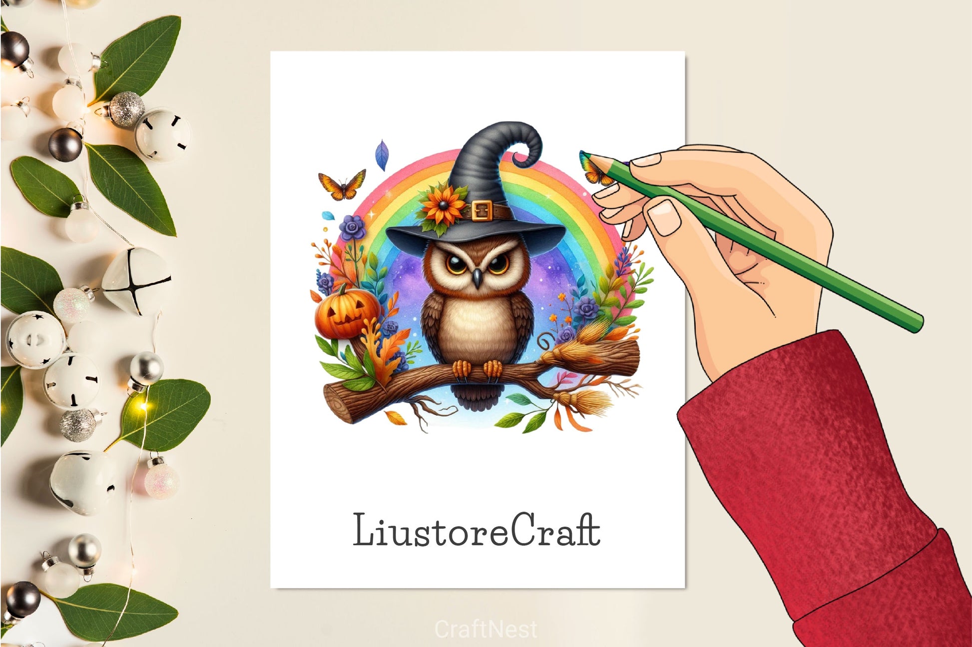 Halloween Owl Clipart Bundle 4 - CraftNest - Digital Crafting and Art