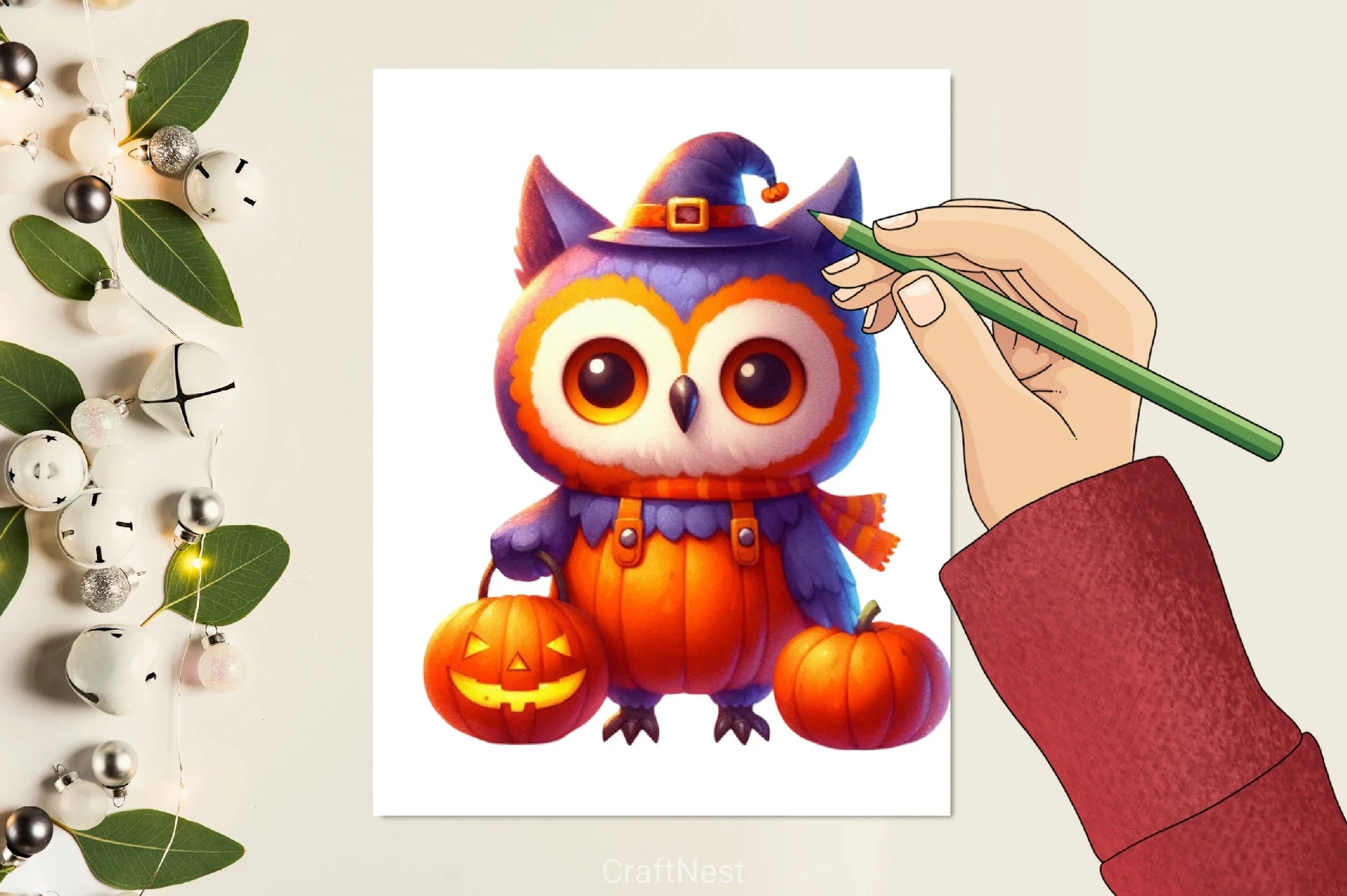 Halloween Owl Clipart Bundle - CraftNest - Digital Crafting and Art