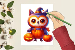 Halloween Owl Clipart Bundle - CraftNest - Digital Crafting and Art