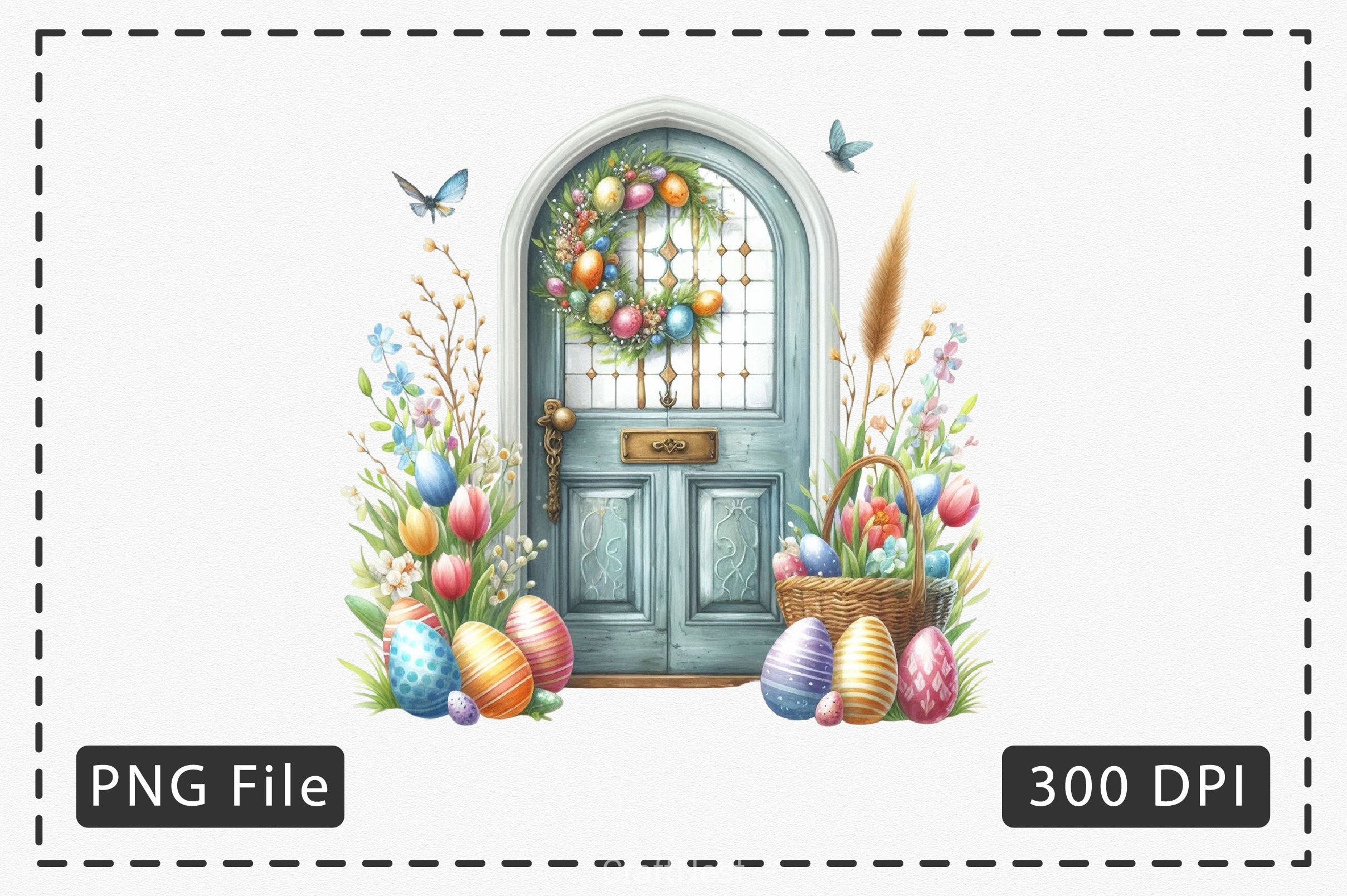 Easter Doors Clipart Bundle - CraftNest - Digital Crafting and Art