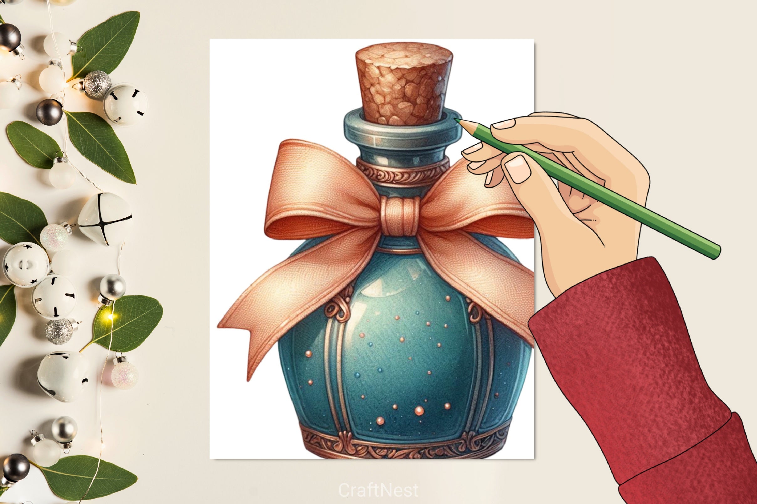 Potion Bottle Clipart Bundle - CraftNest - Digital Crafting and Art