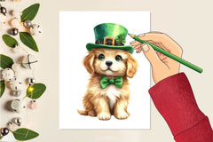 Cute Dog St Patrick's Day Clipart Bundle - CraftNest - Digital Crafting and Art