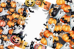 Traditional Halloween Junk Journal Papers - CraftNest - Digital Crafting and Art