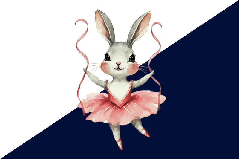 Ballerina Bunny Clipart Bundle 1 - CraftNest - Digital Crafting and Art