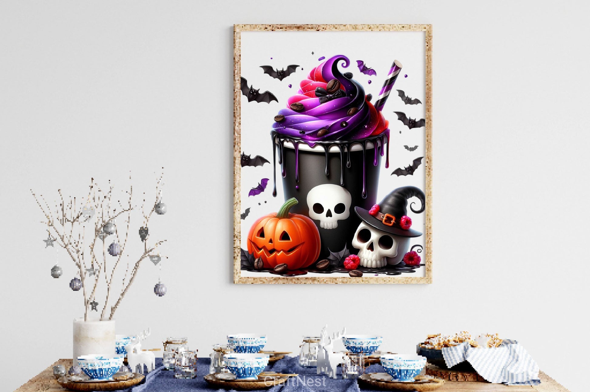 Halloween Coffee Cup Clipart Bundle 4 - CraftNest - Digital Crafting and Art