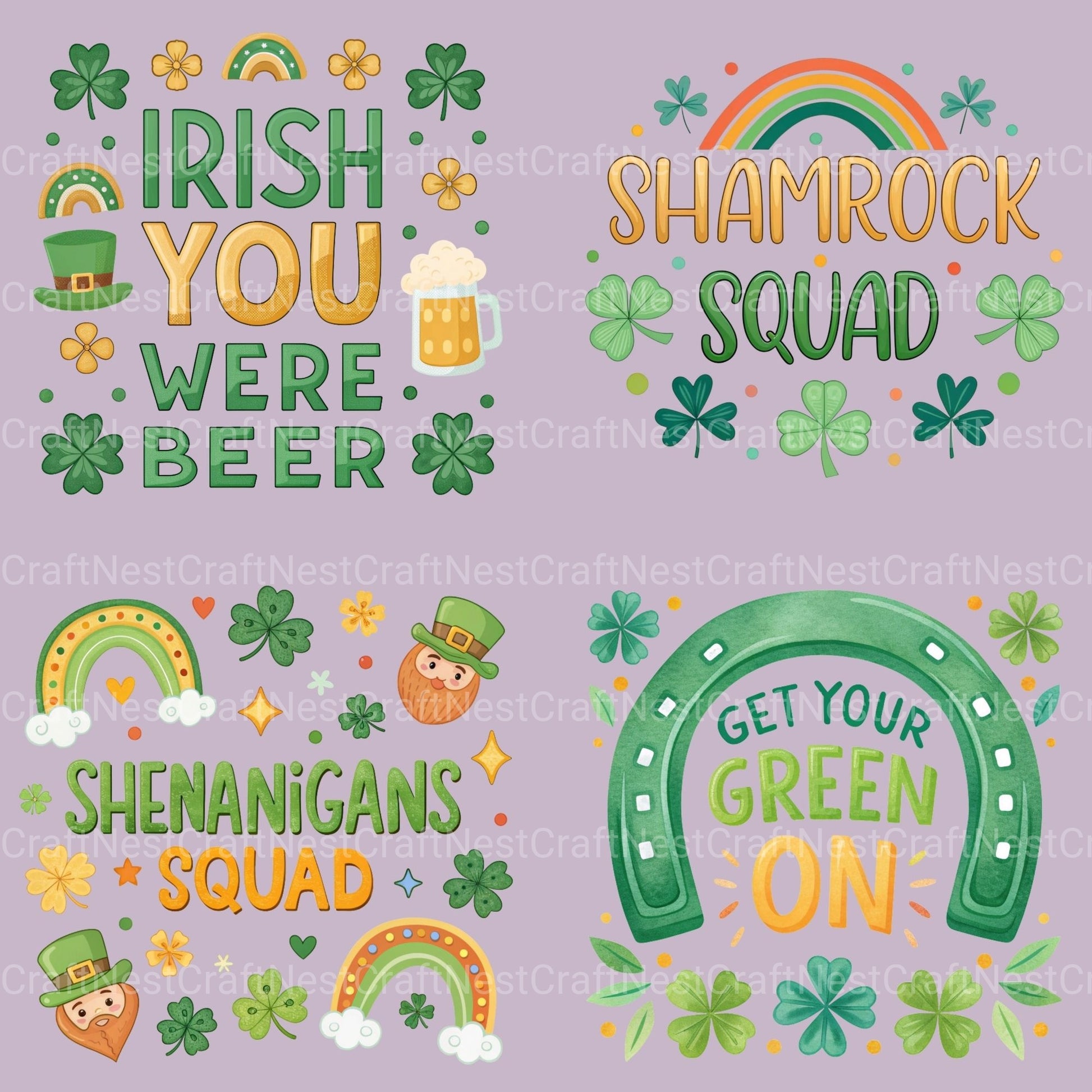St Patricks Day Clipart Bundle 7 - CraftNest - Digital Crafting and Art