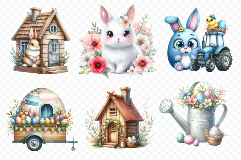 Easter Day Clipart Bundle 22 - CraftNest - Digital Crafting and Art