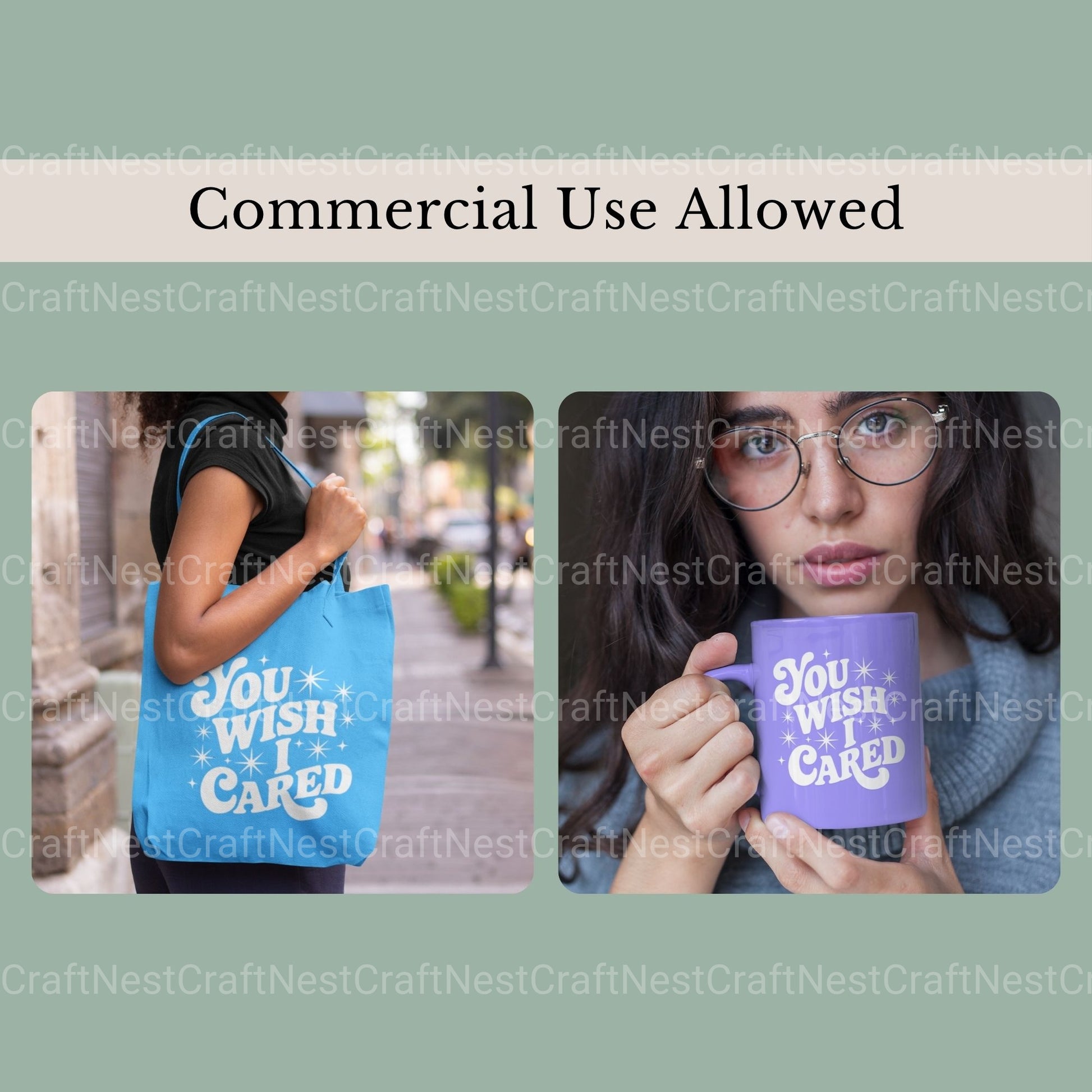 You Wish I Cared Pngs & SVG Bundle - CraftNest - Digital Crafting and Art