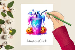 Halloween Coffee Cup Clipart Bundle 3 - CraftNest - Digital Crafting and Art