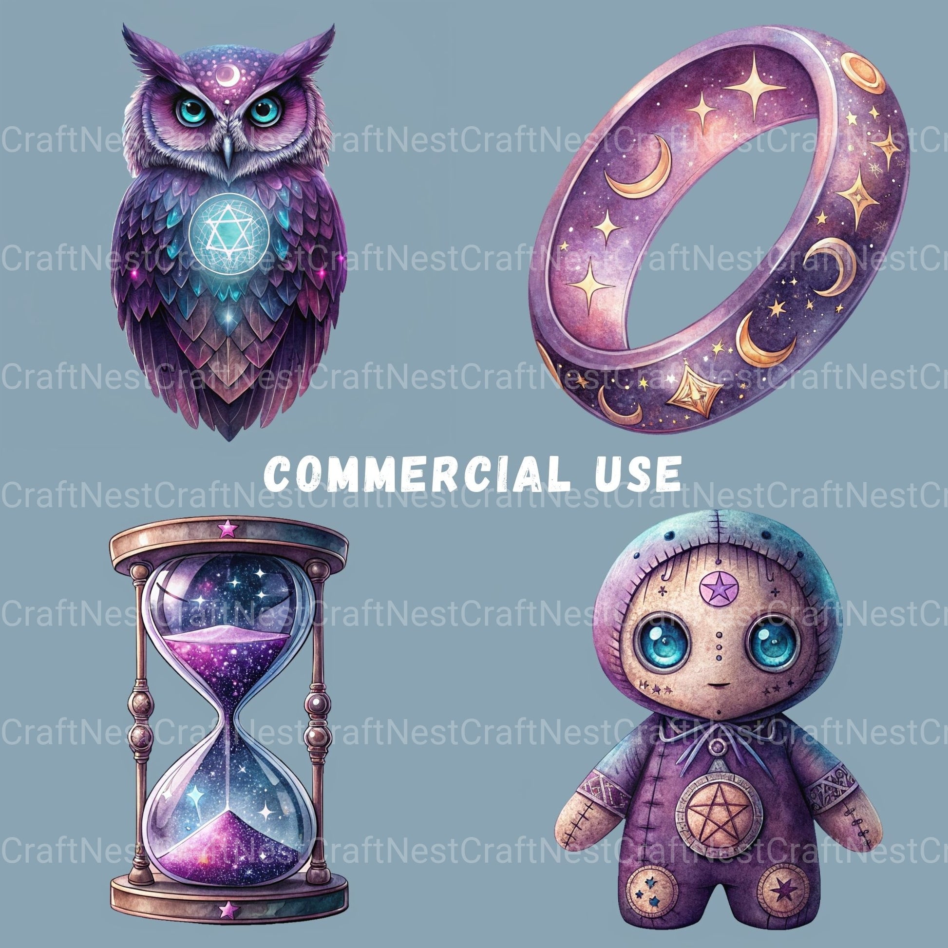 Enchanted Objects Clipart Bundle - CraftNest - Digital Crafting and Art