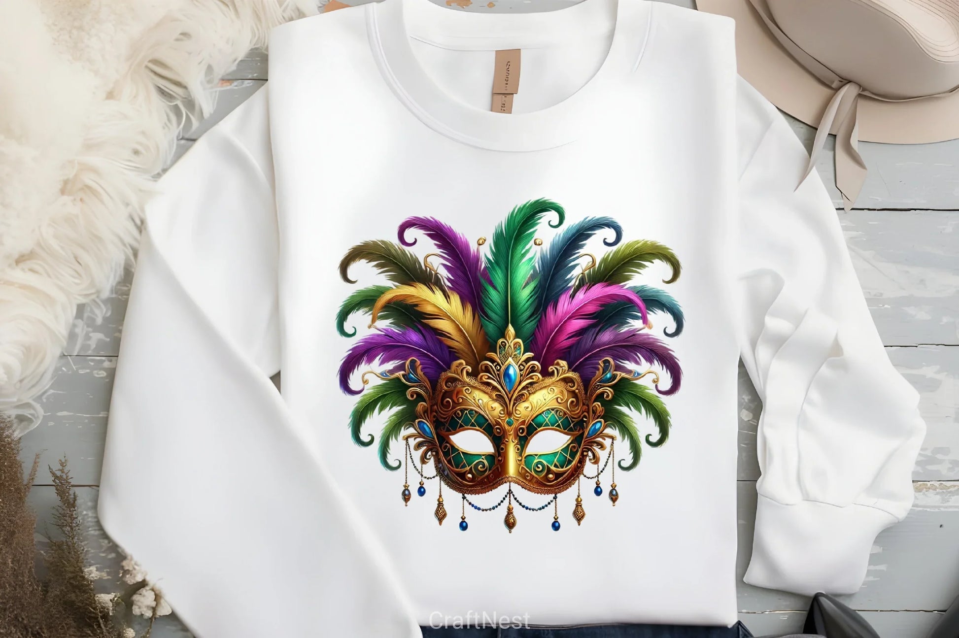 Mardi Gras Mask Clipart Bundle 3 - CraftNest - Digital Crafting and Art