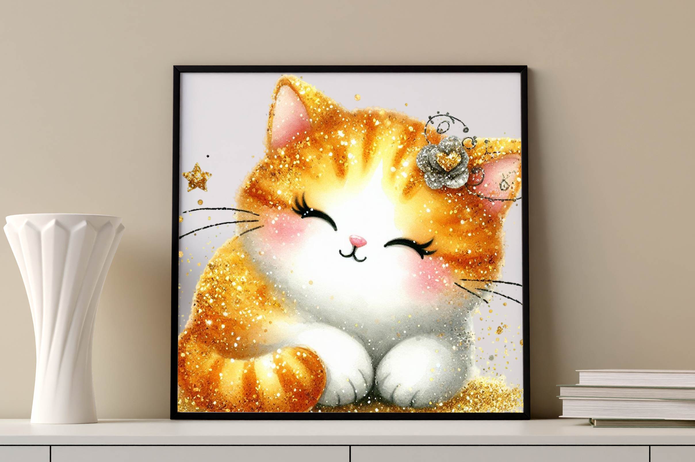 Glitter Cat's Clipart Bundle - CraftNest - Digital Crafting and Art