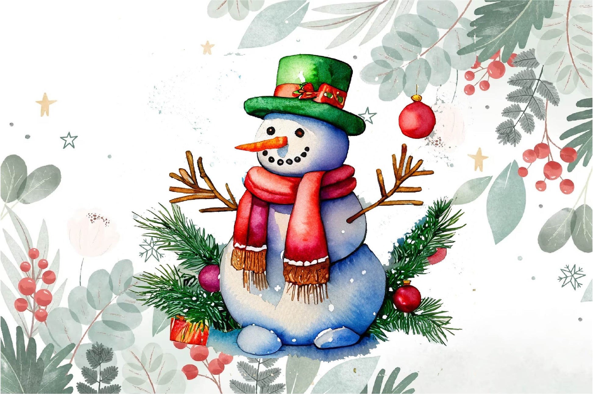Snowman Clipart Bundle 1 - CraftNest - Digital Crafting and Art