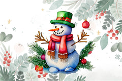 Snowman Clipart Bundle 1 - CraftNest - Digital Crafting and Art