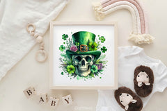 St Patricks Skull Clipart Bundle - CraftNest - Digital Crafting and Art