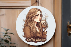 Coffee Valentine Girl Clipart Bundle - CraftNest - Digital Crafting and Art