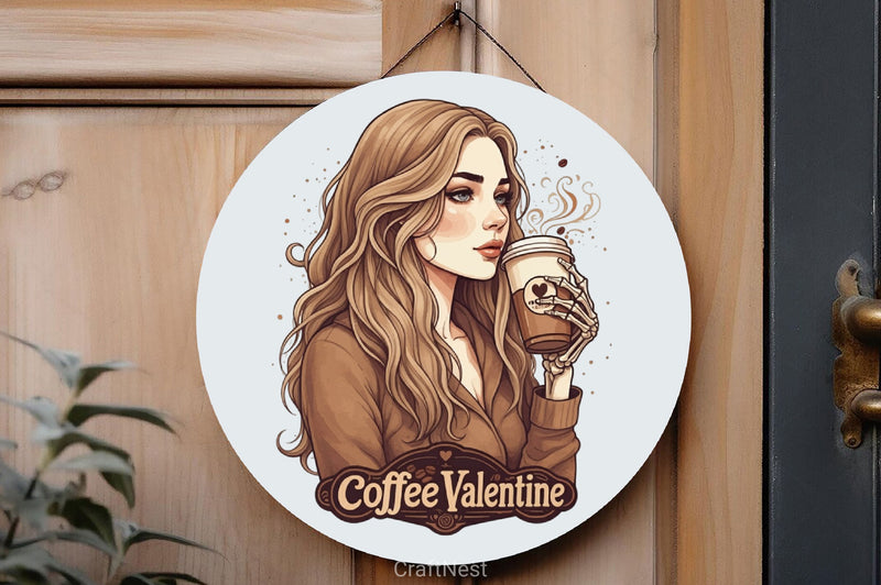 Coffee Valentine Girl Clipart Bundle - CraftNest - Digital Crafting and Art