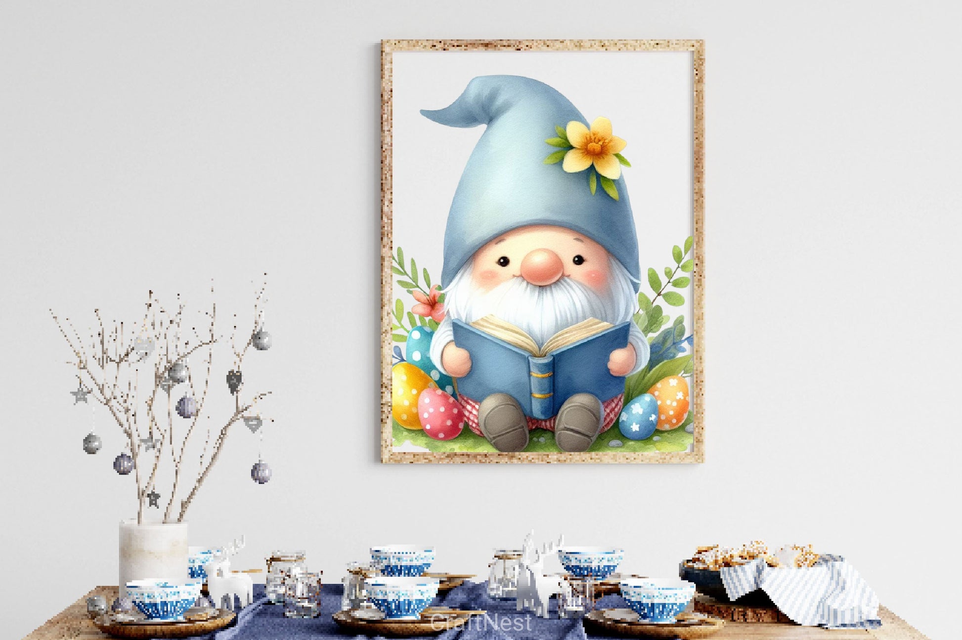 Cute Easter Gnome Clipart Bundle - CraftNest - Digital Crafting and Art