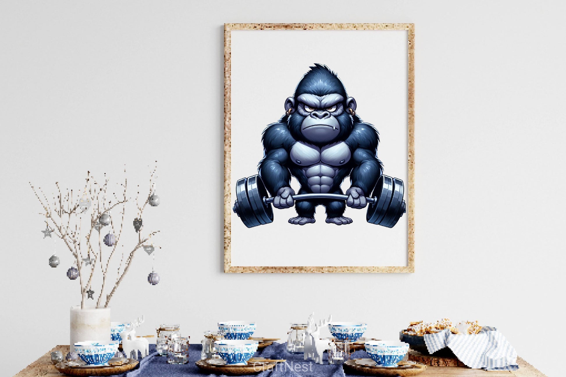 Heavy Weightlifting Gorilla Clipart Bundle 2 - CraftNest - Digital Crafting and Art
