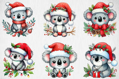 Christmas Koala Clipart Bundle 1 - CraftNest - Digital Crafting and Art