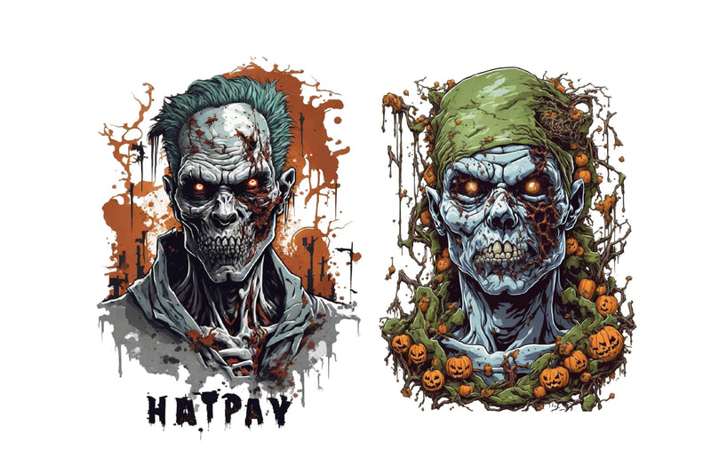 Terrible Zombie Clipart Bundle - CraftNest - Digital Crafting and Art