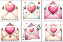 Valentine Envelopes Clipart Bundle - CraftNest - Digital Crafting and Art