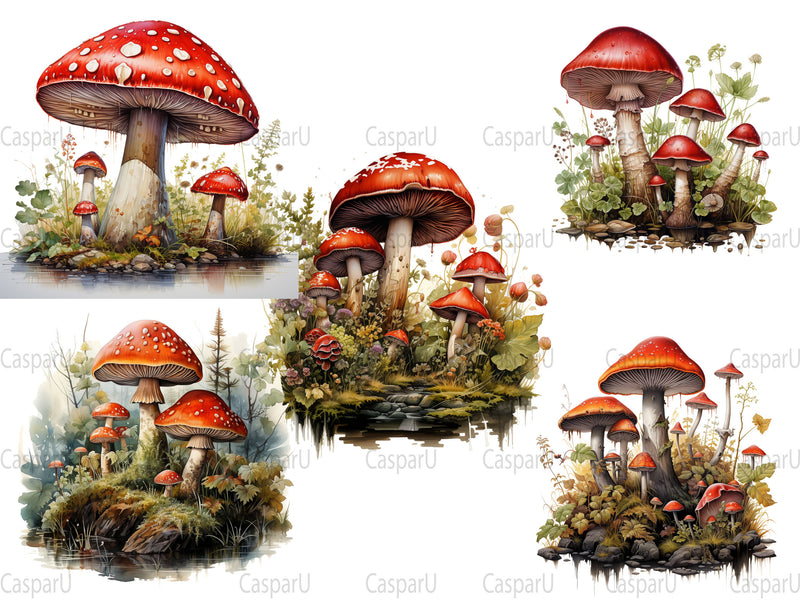 Mushroom And Fungus Clipart - CraftNest