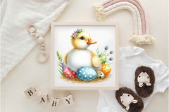 Easter Farm Animals Clipart Bundle - CraftNest - Digital Crafting and Art