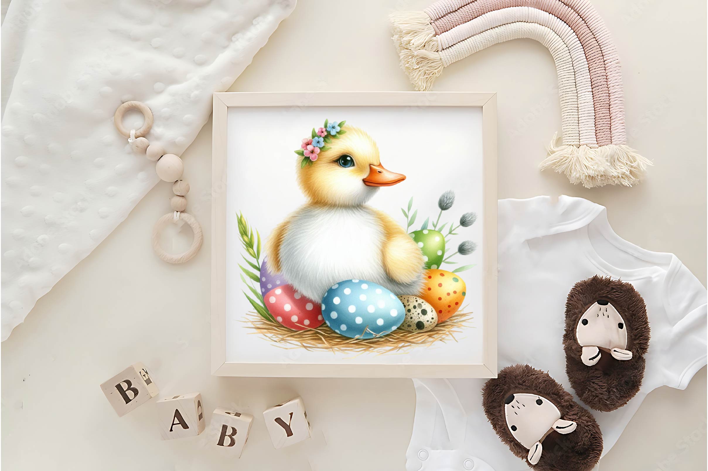 Easter Farm Animals Clipart Bundle - CraftNest - Digital Crafting and Art