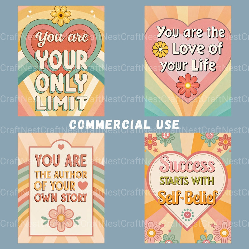 Girl Quotes Retro Clipart Bundle - CraftNest - Digital Crafting and Art
