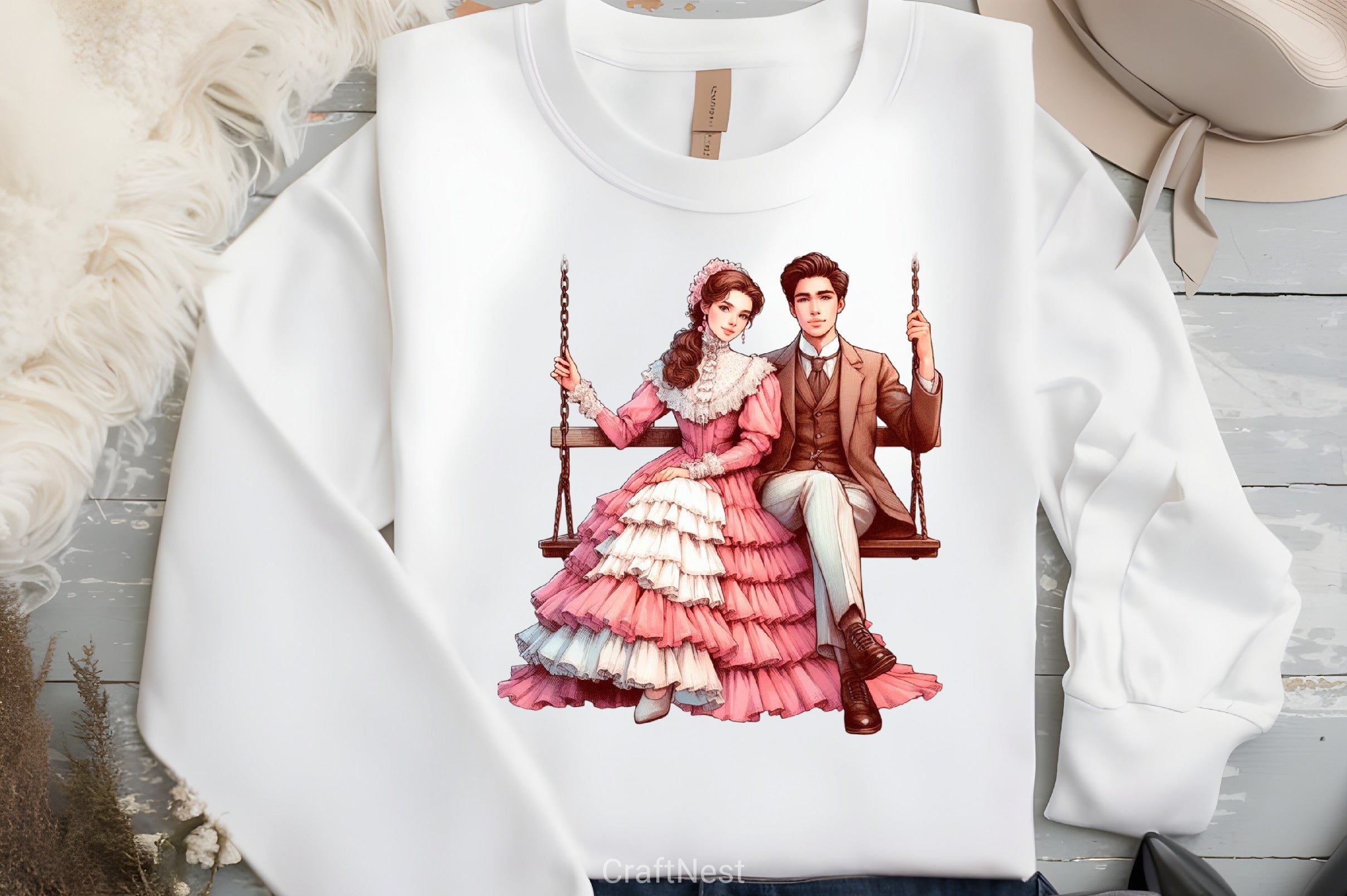 Valentine Romantic Couple Clipart Bundle 2 - CraftNest - Digital Crafting and Art