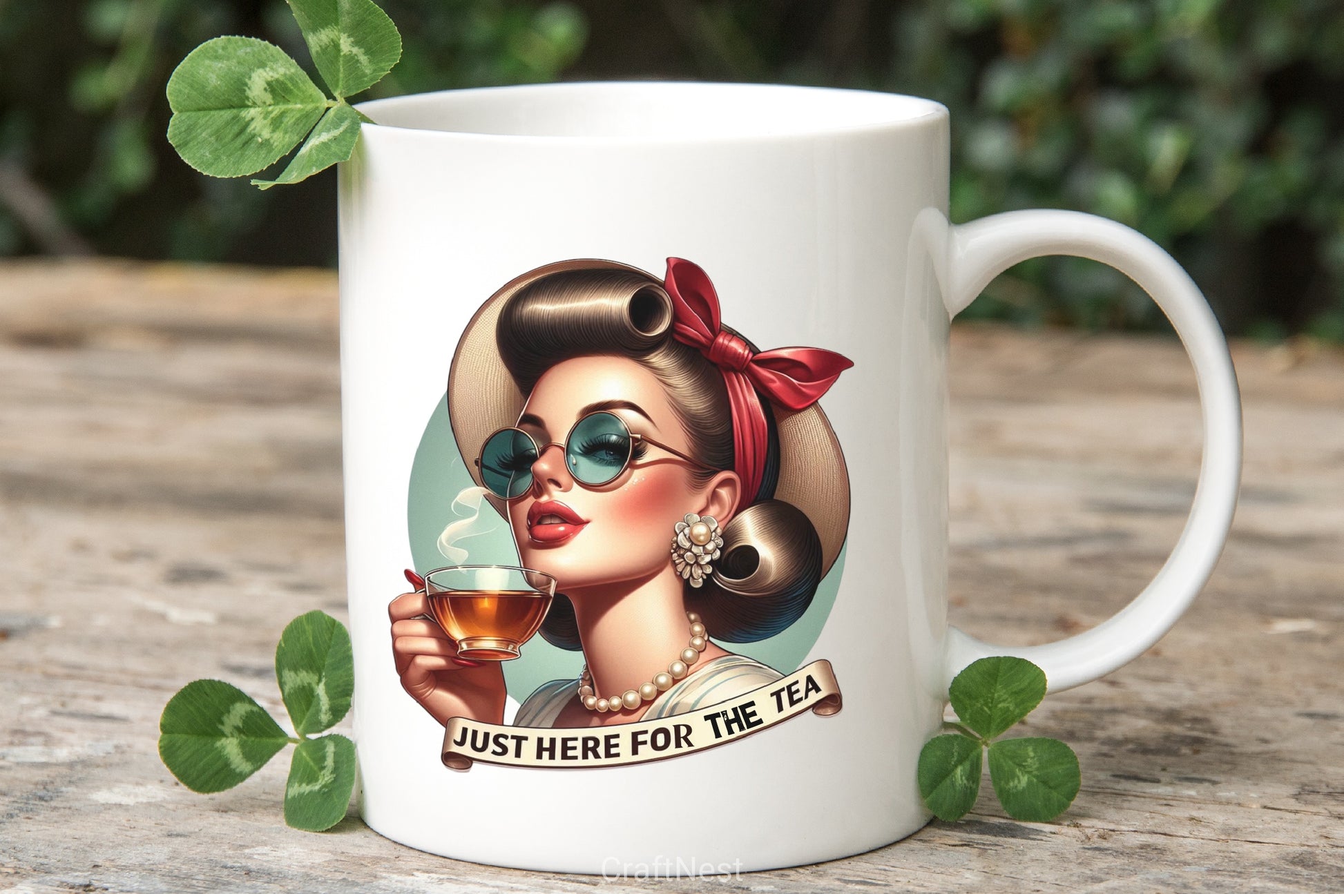 Just Here For The Tea Clipart Bundle 4 - CraftNest - Digital Crafting and Art