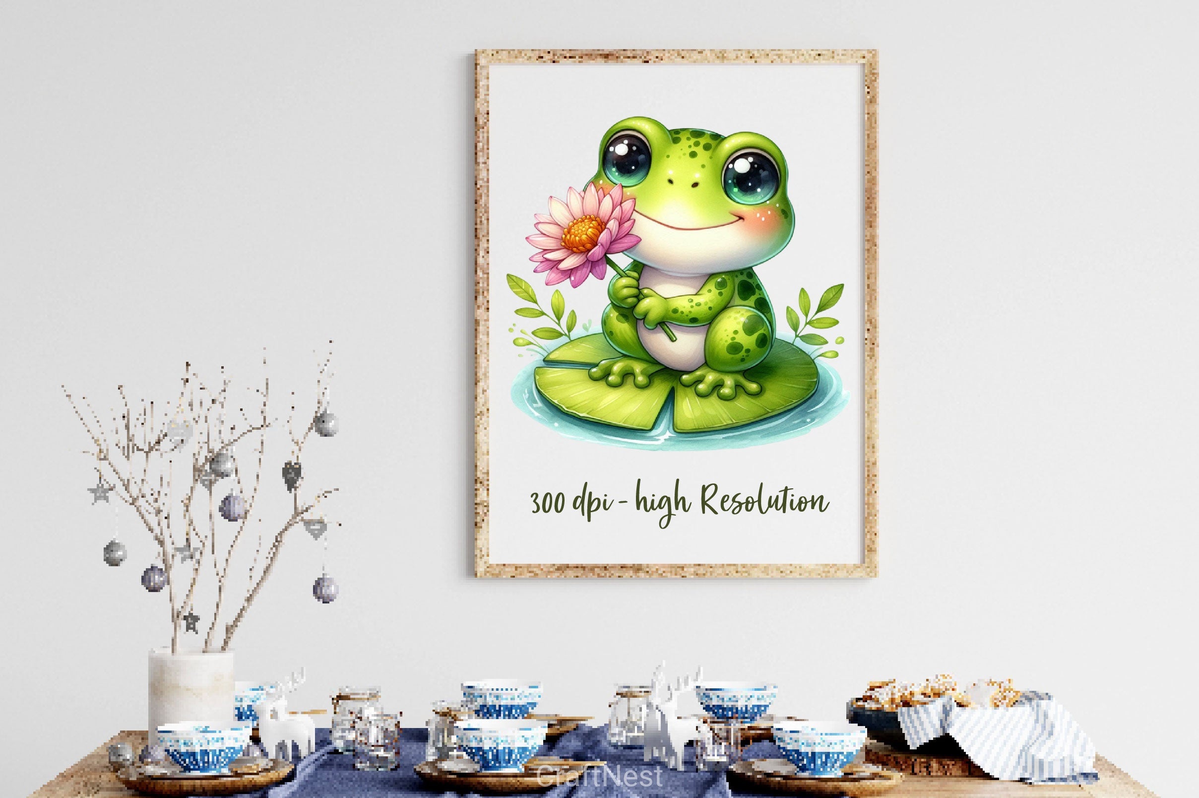 Happy Frog Clipart Bundle 2 - CraftNest - Digital Crafting and Art