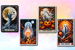 Halloween Ghost Tarot Card Clipart Bundle 2 - CraftNest - Digital Crafting and Art