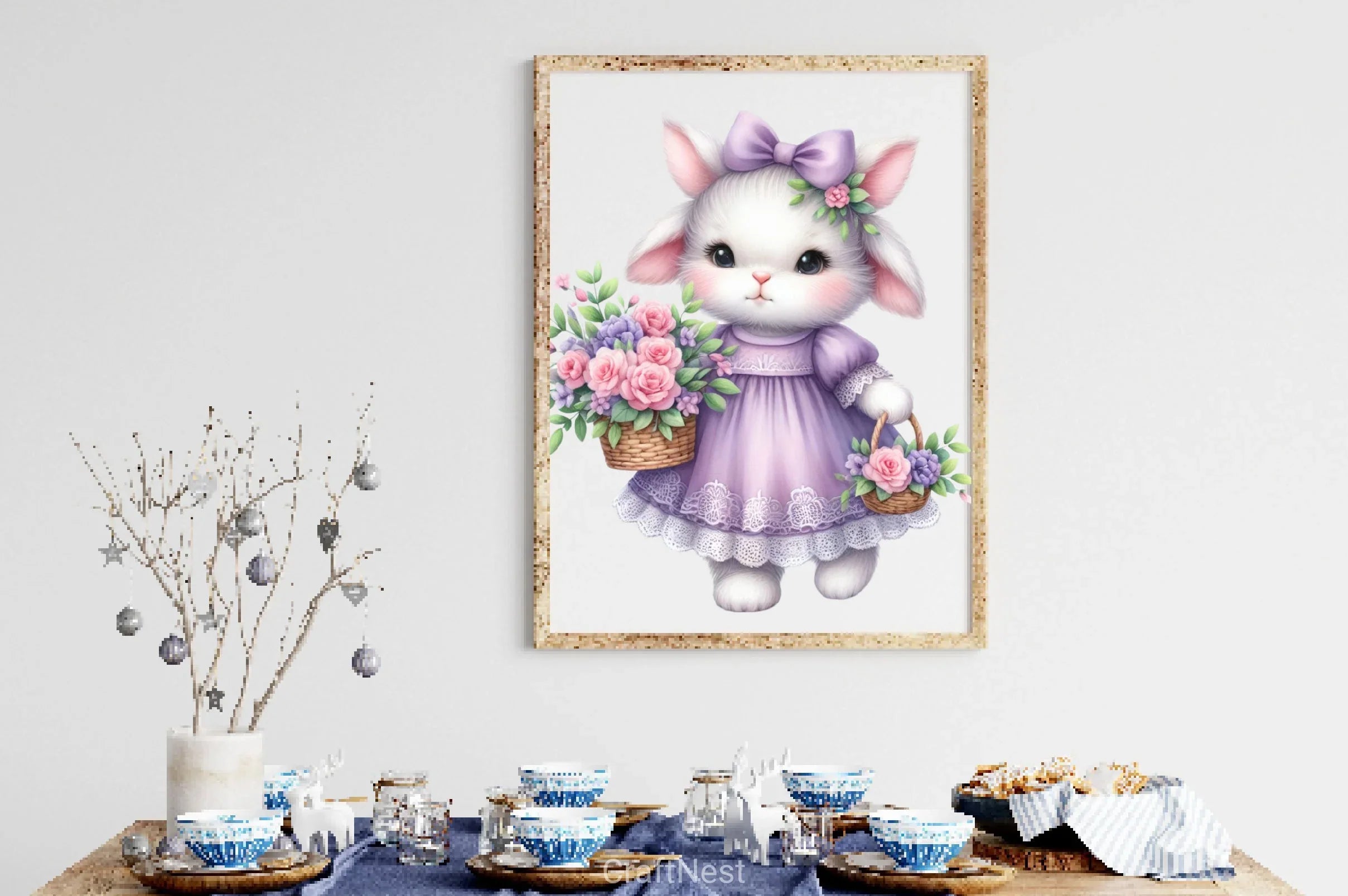 Easter Bunny Clipart Bundle 28 - CraftNest - Digital Crafting and Art