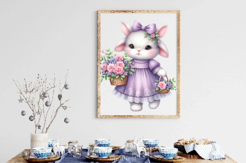 Easter Bunny Clipart Bundle 28 - CraftNest - Digital Crafting and Art