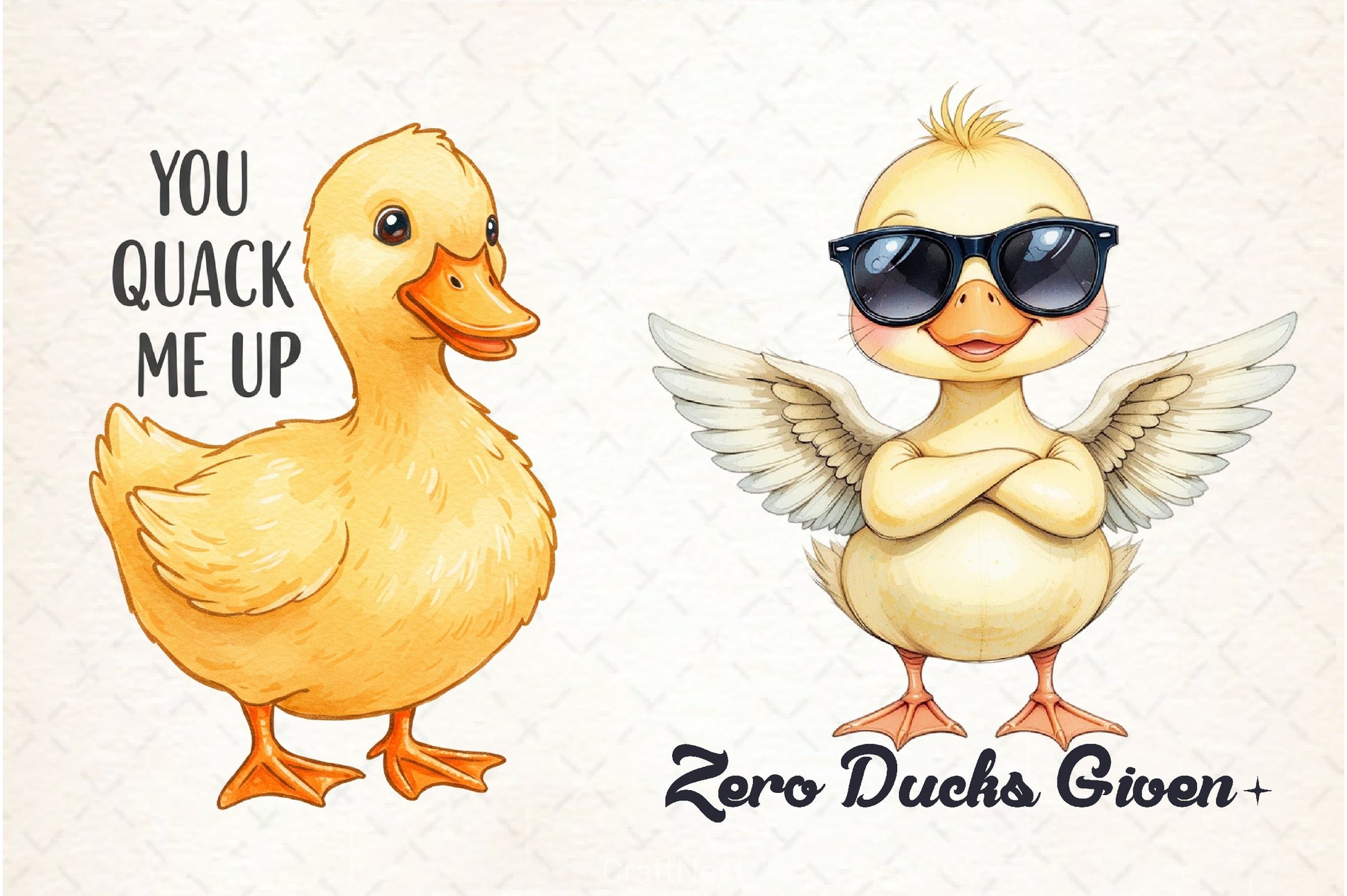 Sarcastic Ducks Quotes Clipart Bundle - CraftNest - Digital Crafting and Art