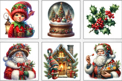 Rustic Christmas Clipart Bundle - CraftNest - Digital Crafting and Art