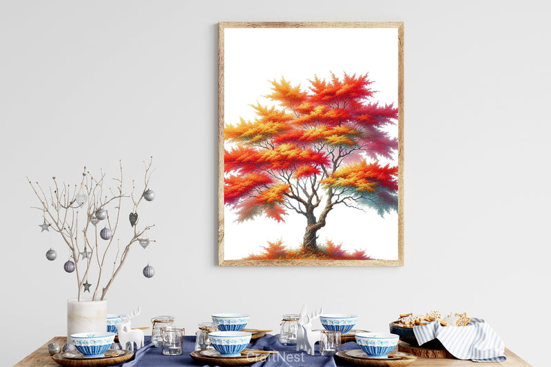 Fall Tree Clipart Bundle - CraftNest - Digital Crafting and Art